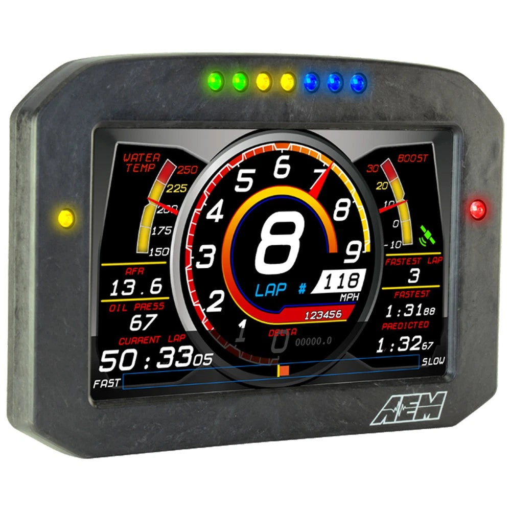 AEM CD-7 Carbon Flat Panel Digital Dash Display (30-570XF)