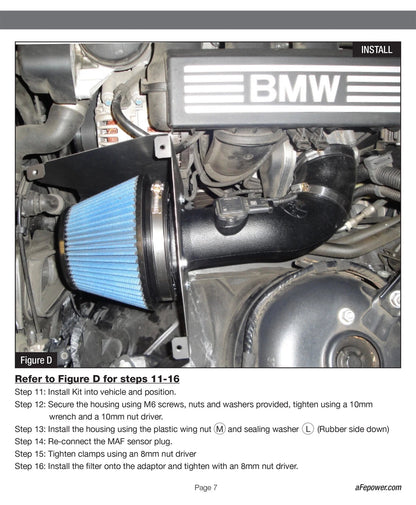 aFe Magnum FORCE Stage-2 Cold Air Intake 3.0i Z4 (E85/E86) 06-08 | (54-11942)