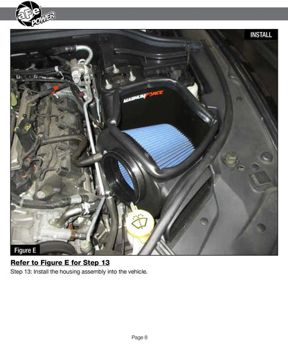 aFe Magnum FORCE Stage-2 Cold Air Intake Jeep Grand Cherokee 11-19 V6/V8 (54-13023R)