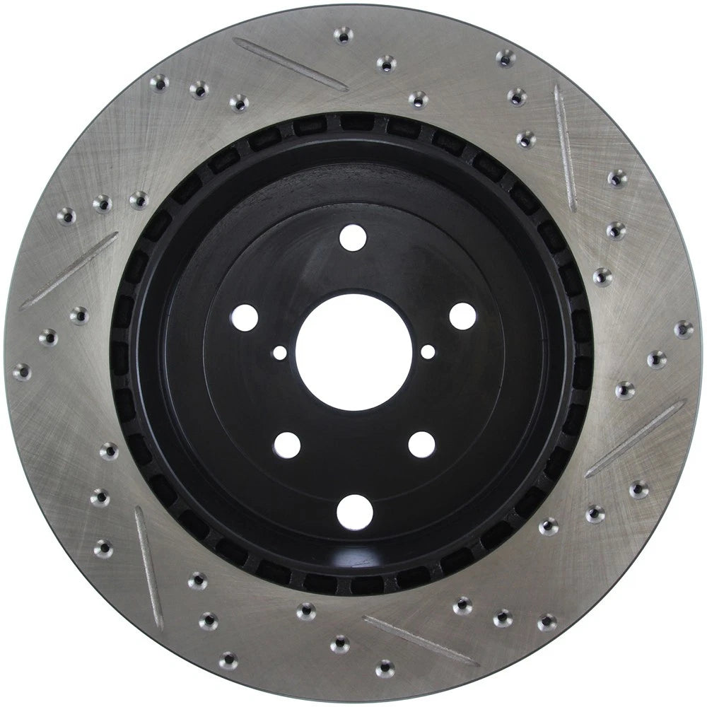 Stoptech Slotted And Drilled Sport Brake Rotor | 2008+ Subaru WRX STI (127.47030L)