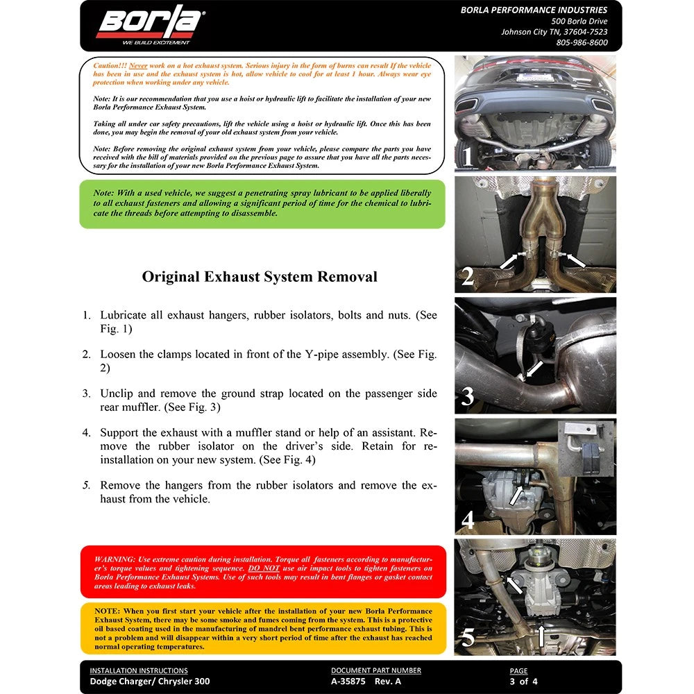 Borla Cat-Back Exhaust System - ATAK | Multiple Fitments (140686)
