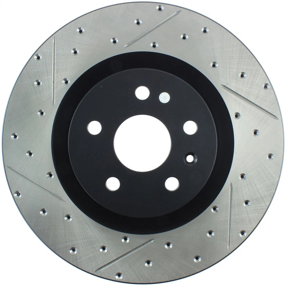 StopTech 127.62124R Front Right Drilled Brake Rotor for 10-15 Camaro / 14-17 SS