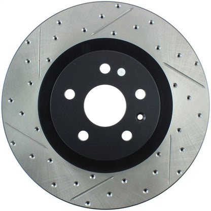 StopTech 127.62124R Front Right Drilled Brake Rotor for 10-15 Camaro / 14-17 SS