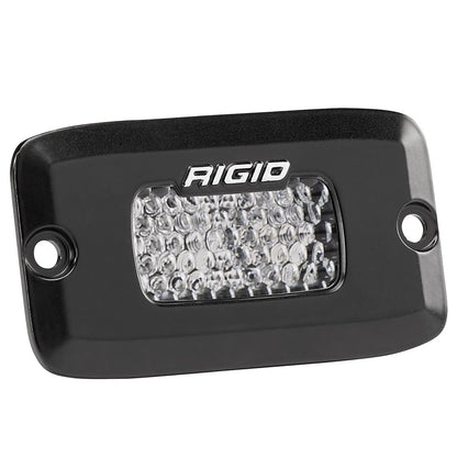 Rigid SR-M Series Pro LED Light | Flood Diffused / Flush / Black Housing (RIG922513)