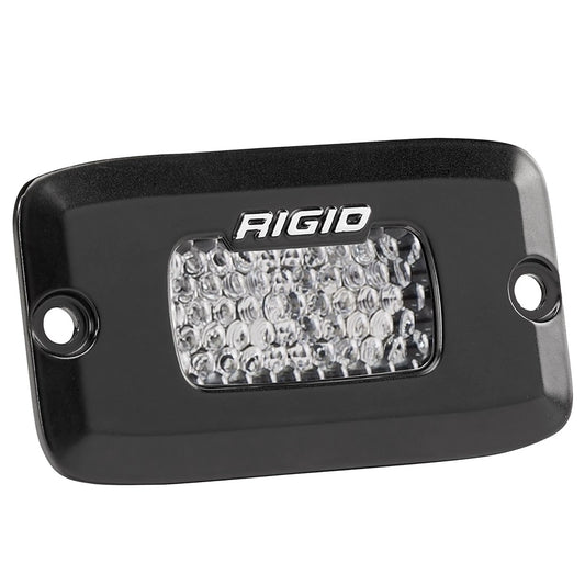 Rigid SR-M Series Pro LED Light | Flood Diffused / Flush / Black Housing (RIG922513)