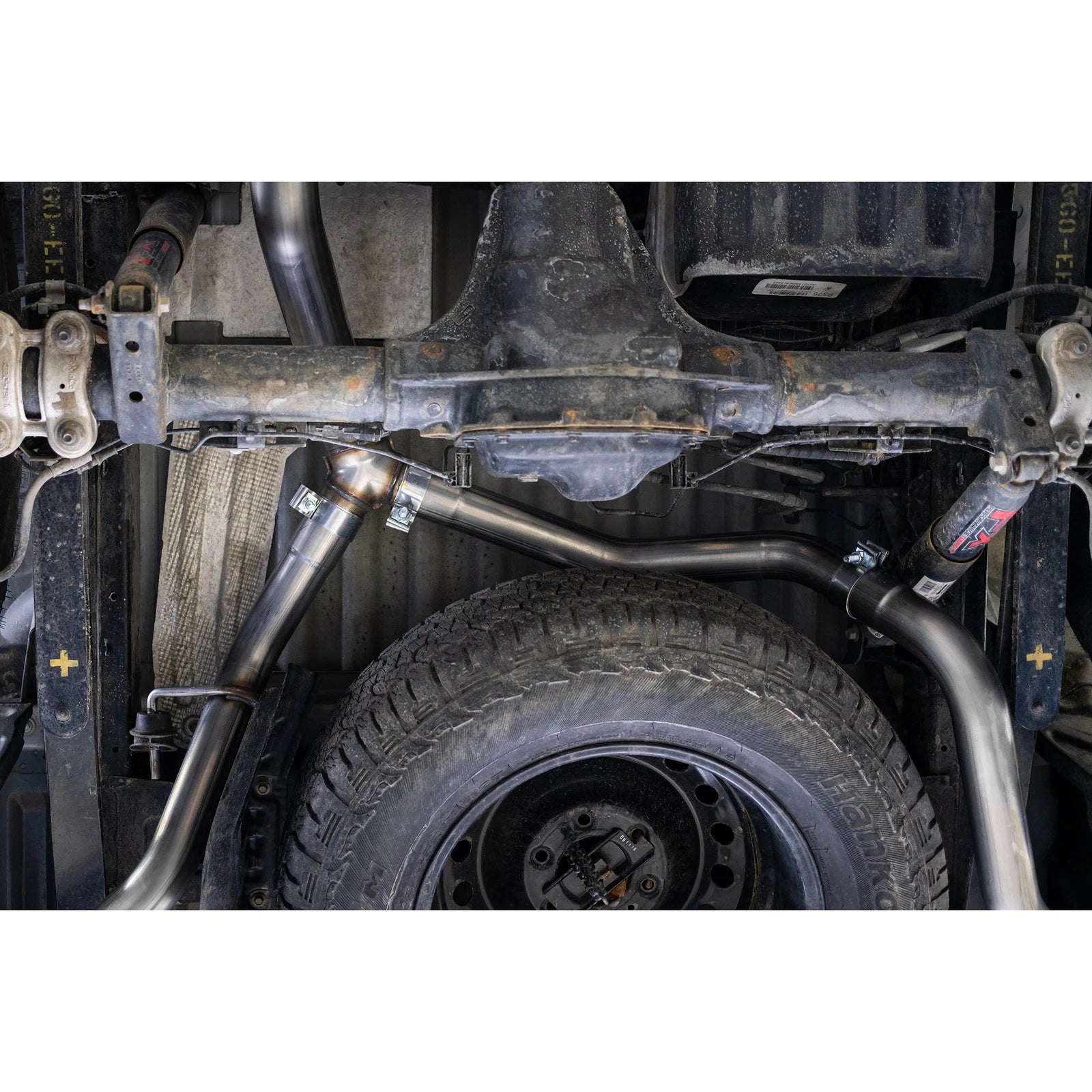 MBRP 3in D&S Cat-Back Exhaust w/ Dual Split & 4in OD Tips | Ford Ranger 19-23 (S5223304)
