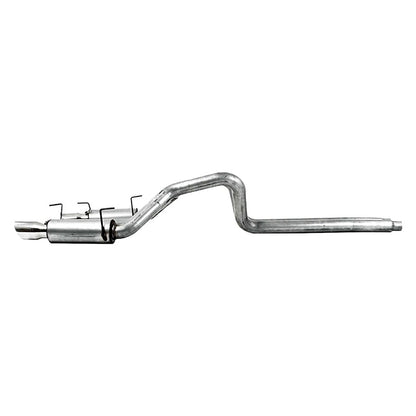 MBRP T409 4in Dual Split Rear Exhaust System Race Version | Ford Shelby GT500/GT (05-09) (S7270409)