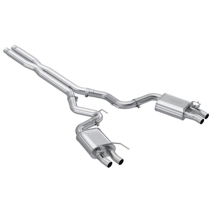 MBRP 3-Inch Race Quad Exit Cat-Back Exhaust | 2016 - 2020 Ford Mustang Shelby GT350/350R (S7201304)