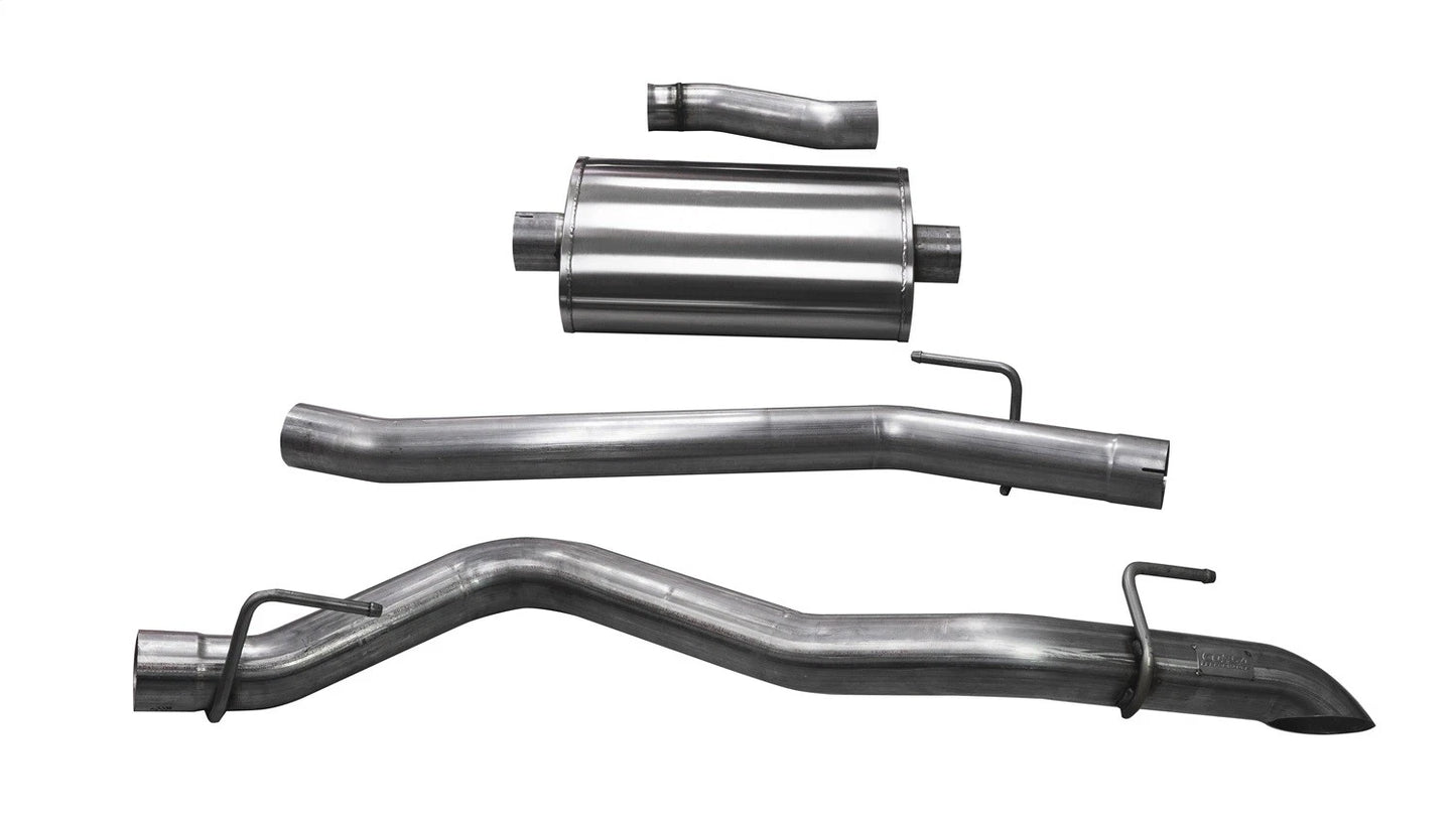 CORSA Sport, Touring / 3.0 in Cat-Back Turn Downs | 2020-25 Jeep Gladiator JT 3.6L (21061, 21063)