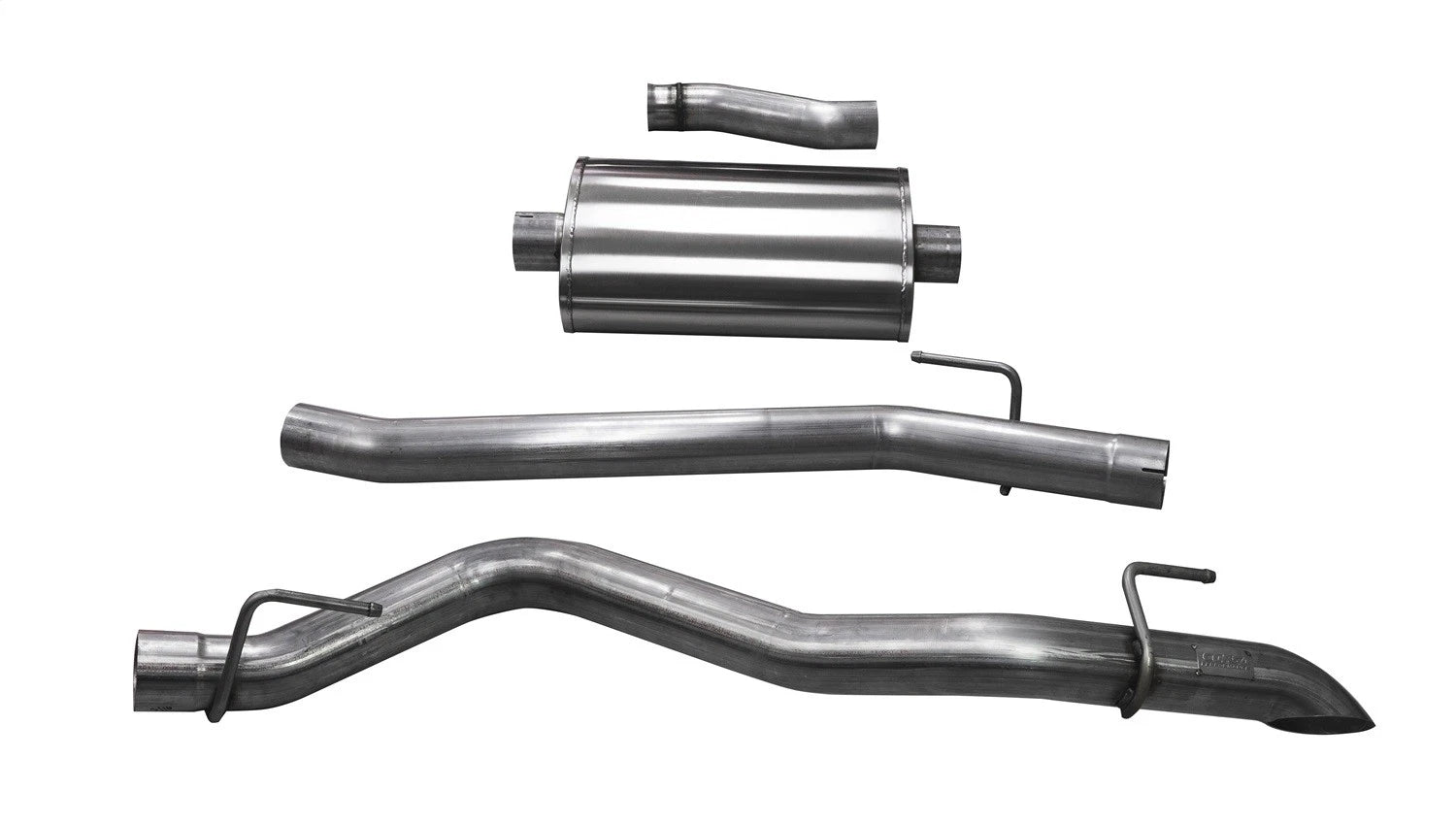 CORSA Sport, Touring / 3.0 in Cat-Back Turn Downs | 2020-25 Jeep Gladiator JT 3.6L (21061, 21063)