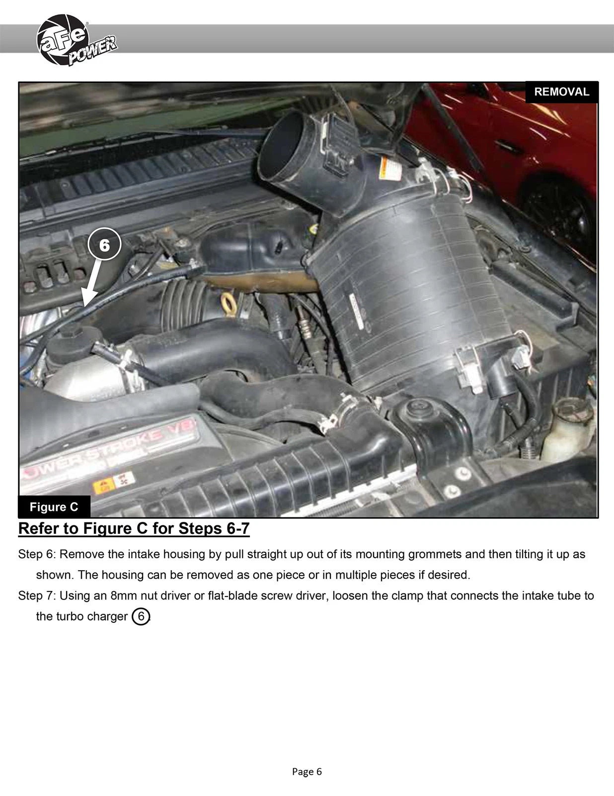 aFe Momentum HD Cold Air Intake | Ford V8-6.0L (03-07) (51-73003)
