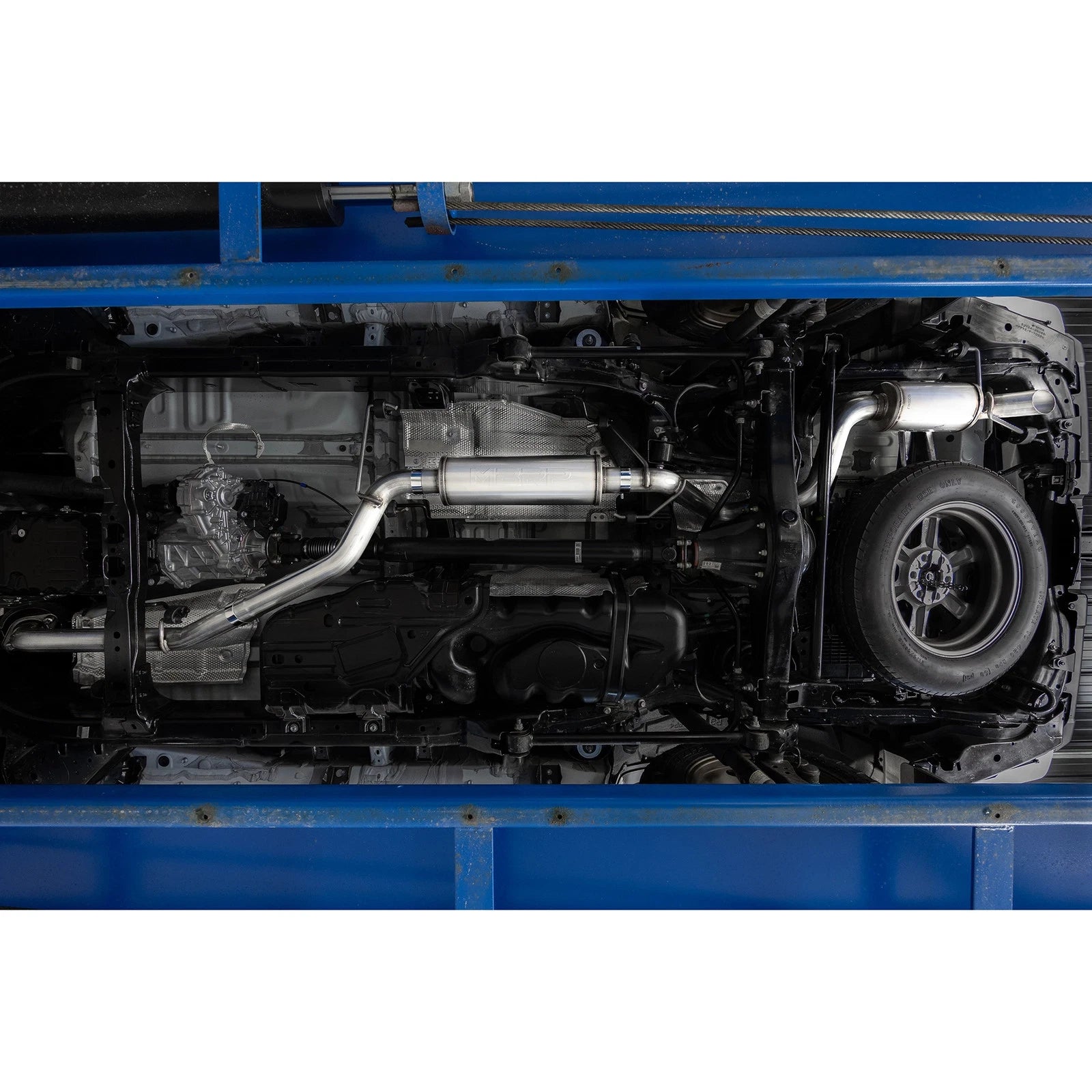 MBRP 3in Single Rear High-Clearance Turn Down | Toyota 4Runner (25-26) (S5344AL)
