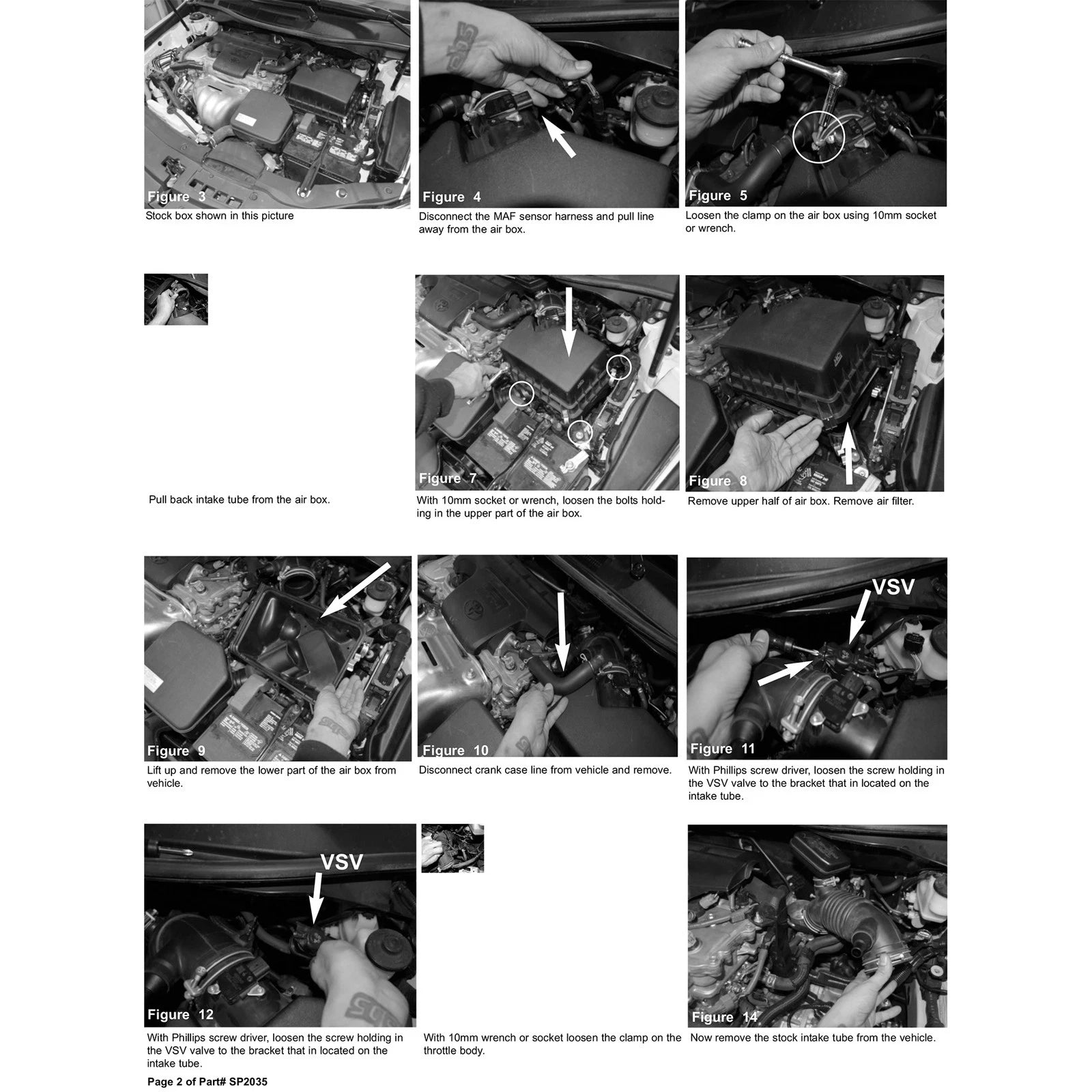 Injen Black SP Short Ram Intake | Toyota Camry (05-17) / RAV4 / Matrix / Lexus ES350 (SP2035BLK)