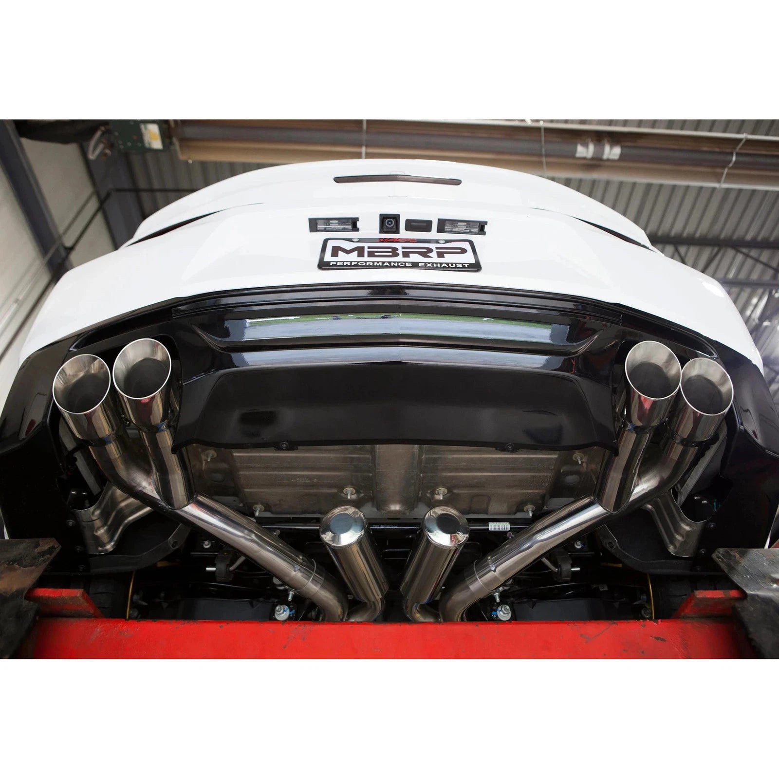 MBRP 3in Alum Race D&S Dual Cat-Back Exhaust w/ 4.5in Quad Tips | Camaro V8 (16+) (S7033AL)