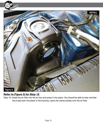 aFe Momentum GT Cold Air Intake System w/ Pro DRY S Filter | Audi A4 (B8) L4-2.0L (09-16) (51-76402)