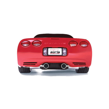 Borla Axle-Back "Stinger" S-Type Exhaust | 1997-2004 Corvette C5 incl. Z06 (140017)