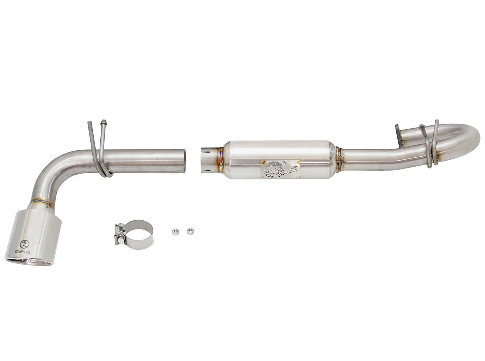 aFe Takeda 2-1/4in to 2-1/2in SS Axle-Back | Scion tC 2.5L (11-16) (49-36025-P)