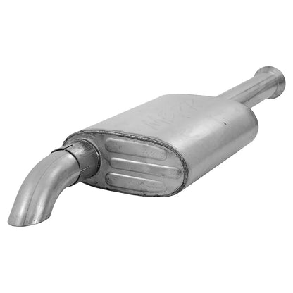 MBRP 2.5in Cat-Back Off-Rd D&S Turn Down Aluminum Exhaust | Jeep TJ (00-06) (S5522AL)