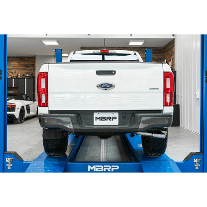 MBRP 3in AL Cat-Back Single Side Exit w/ 4in OD Tip | Ford Ranger Ecoboost 2.3L (19) (S5227AL)