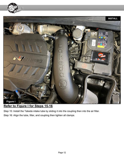 aFe Takeda Stage-2 Pro 5R Cold Air Intake | Hyundai Elantra N 2022 (56-10057R)