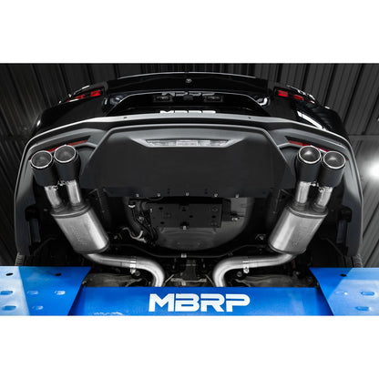 MBRP Armor Pro 3in Street Profile Catback Exhaust | Ford Mustang GT (24+) Carbon Fiber Tips (S72803CF)