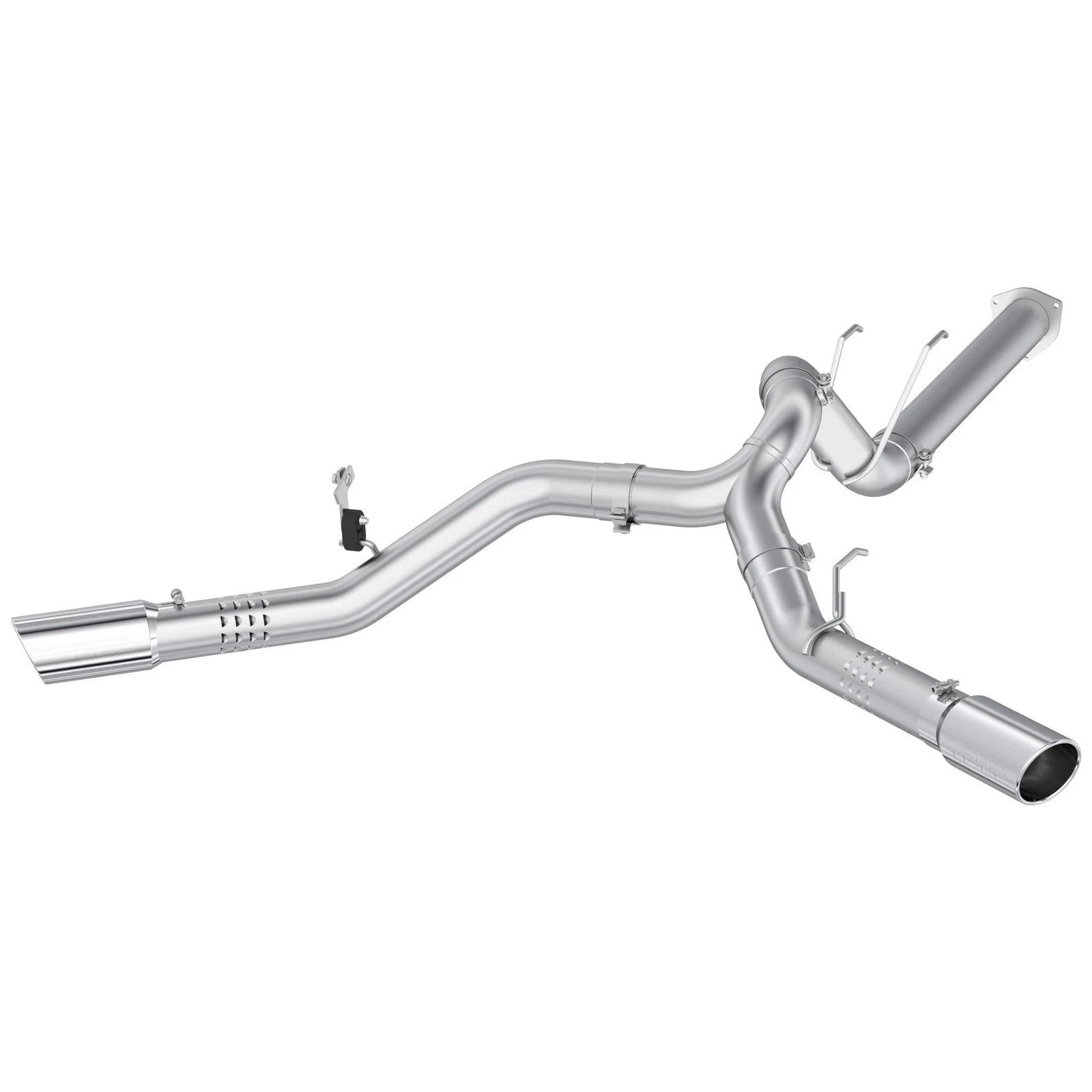 MBRP 17-19 Ford F-250/350/450 6.7L 4in Filter Back Dual T409 Exhaust System (S6291409)
