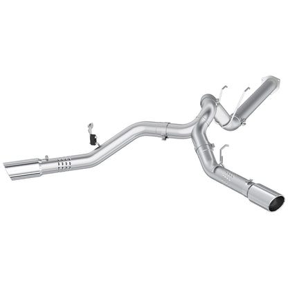 MBRP 17-19 Ford F-250/350/450 6.7L 4in Filter Back Dual T409 Exhaust System (S6291409)