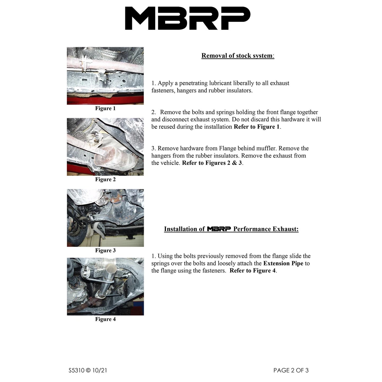 MBRP 2.5in Cat-Back Off-Road Exhaust | Toyota FJ Cruiser 4.0L V6 (07-09) (S5310409)