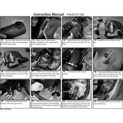 Injen Evolution Intake | BMW M3 E46 (01-06), Z3 (95-03) (EVO1106)