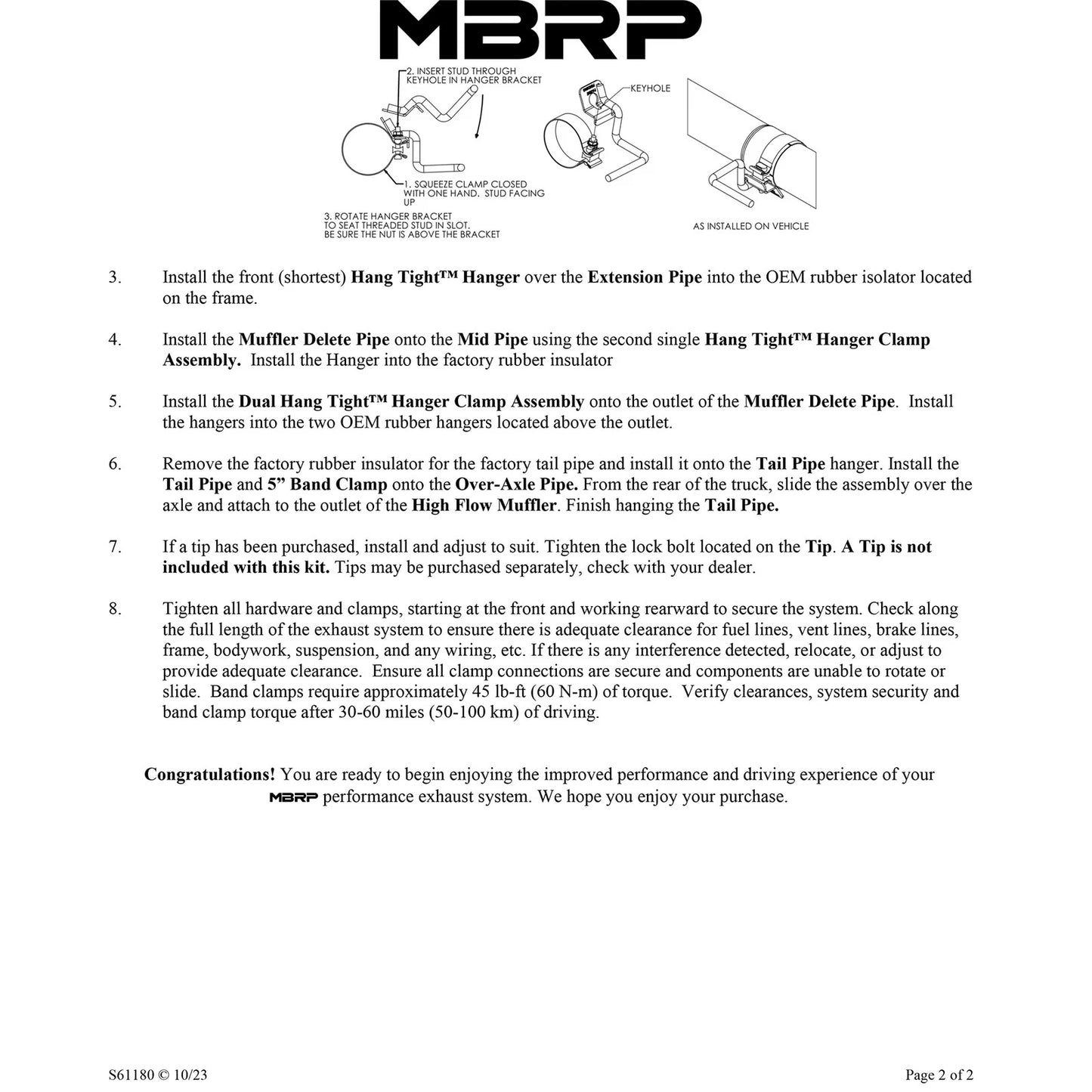 MBRP 5in Cat-Back Single Side Exhaust | Ram 2500/3500 Cummins (05-07) (S61180PLM)