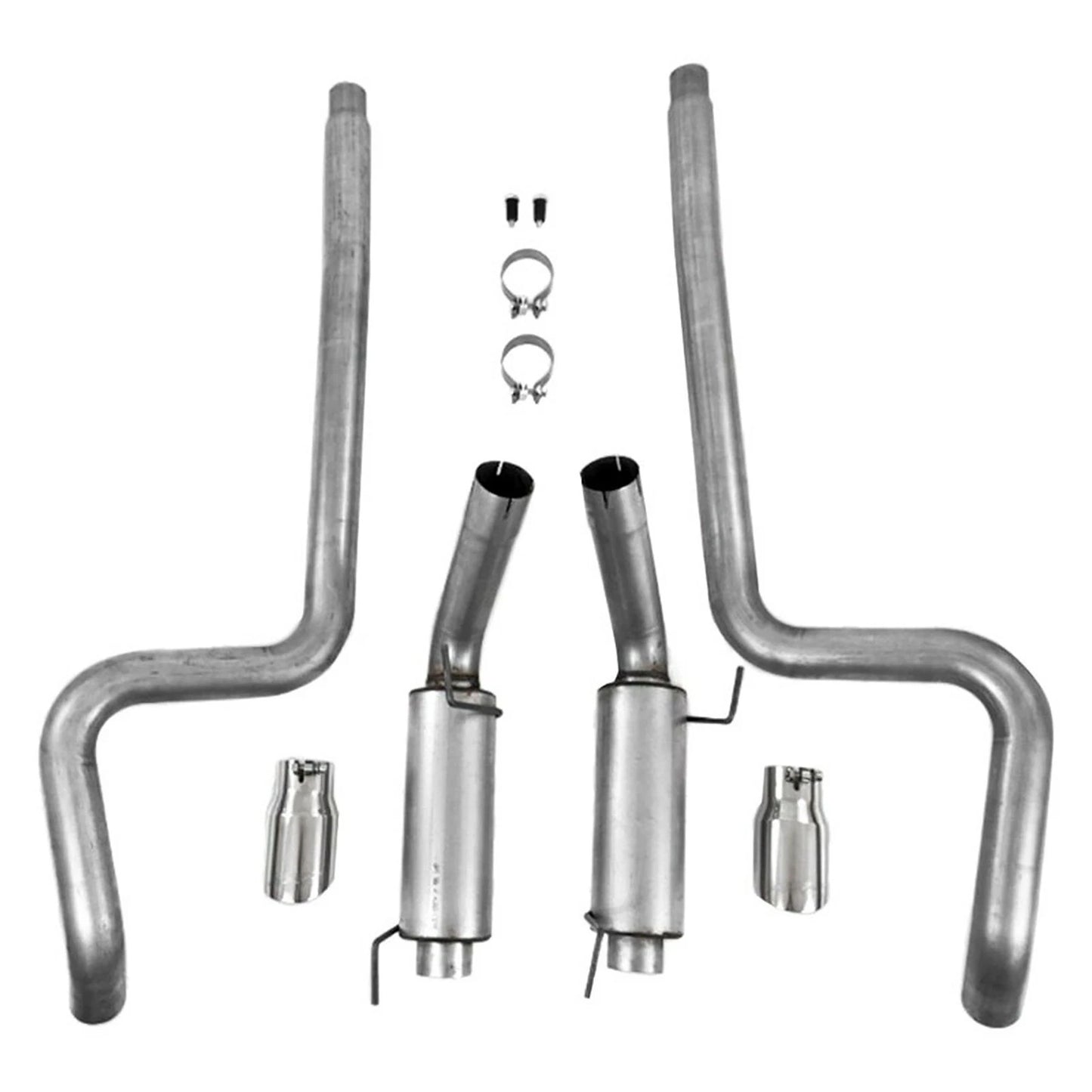 MBRP 3in Dual Split Rear Exit Race Cat-Back | Ford Mustang GT 4.6L (05-09) (S7270AL)