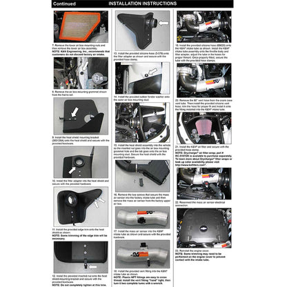 K&N Typhoon Performance Intake | 2012 Chevrolet Camaro 3.6L V6 (69-4523TP)