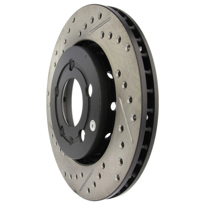 StopTech 127.33069R Rear Right Drilled Brake Rotor for 00-06 TT / 02-06 VW Golf