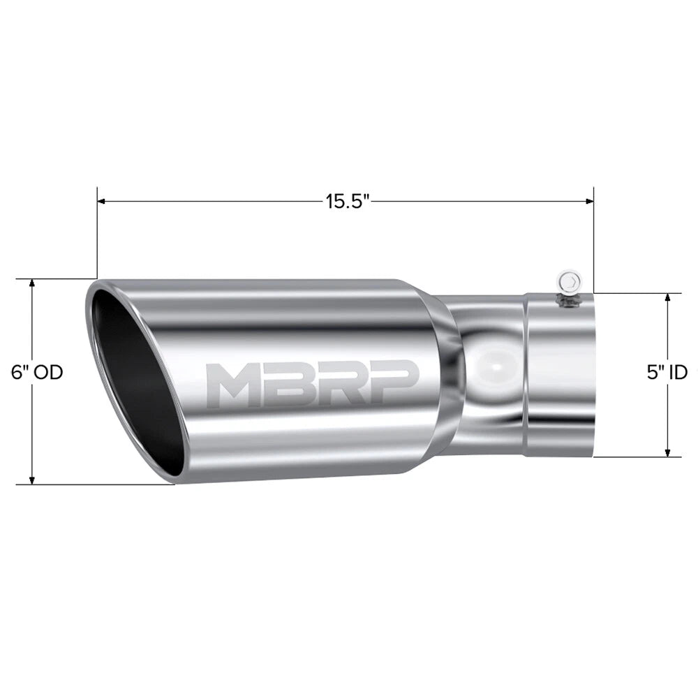 MBRP T6in OD Tip | Silverado 2500/3500 HD (20-26) / Sierra 3500 HD (14-19) (T5154)