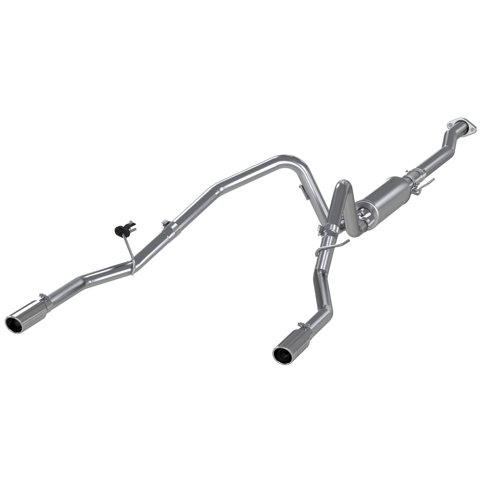 MBRP 2.5in Alum 3in D&S Dual Split Rear Exit Cat-Back | Ford F-150 V6 Ecoboost (11-12) (S5240AL)