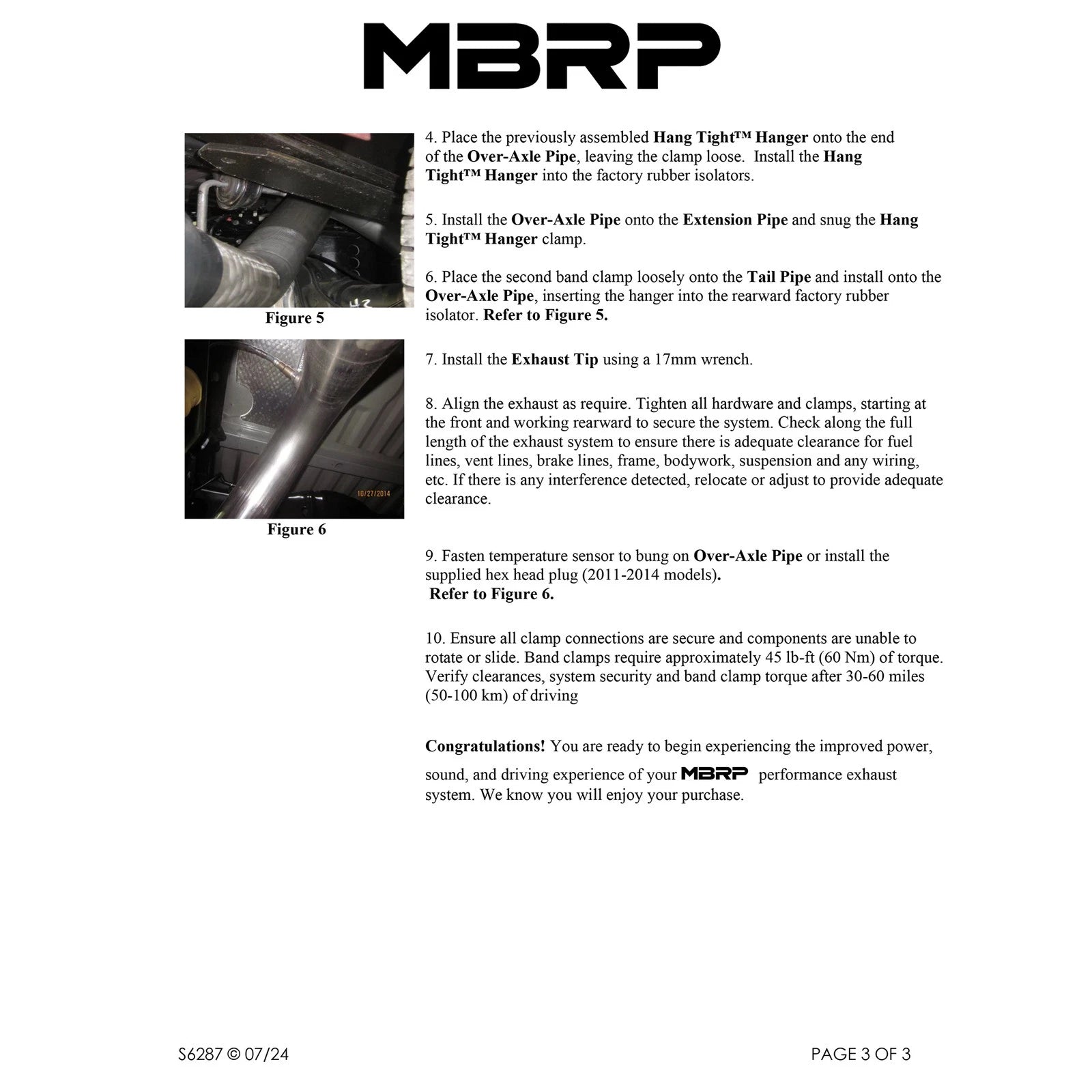 MBRP 4in Single Side Exit Aluminized Exhaust w/ 5in Tip | Ford F250/350/450 6.7L (15) (S6287AL)