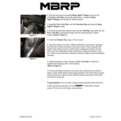 MBRP 4in Single Side Exit Aluminized Exhaust w/ 5in Tip | Ford F250/350/450 6.7L (15) (S6287AL)