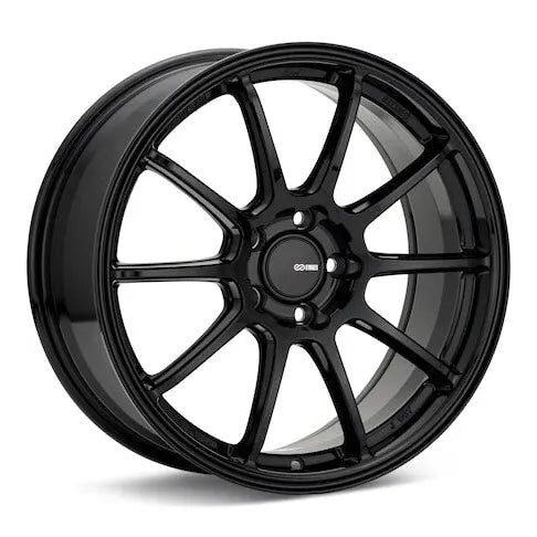 (set of 4) Enkei Triumph Gloss Black | 18x8" +45mm | 5x114.3mm Wheels