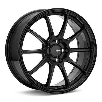 (set of 4) Enkei Triumph Gloss Black | 18x8" +45mm | 5x114.3mm Wheels