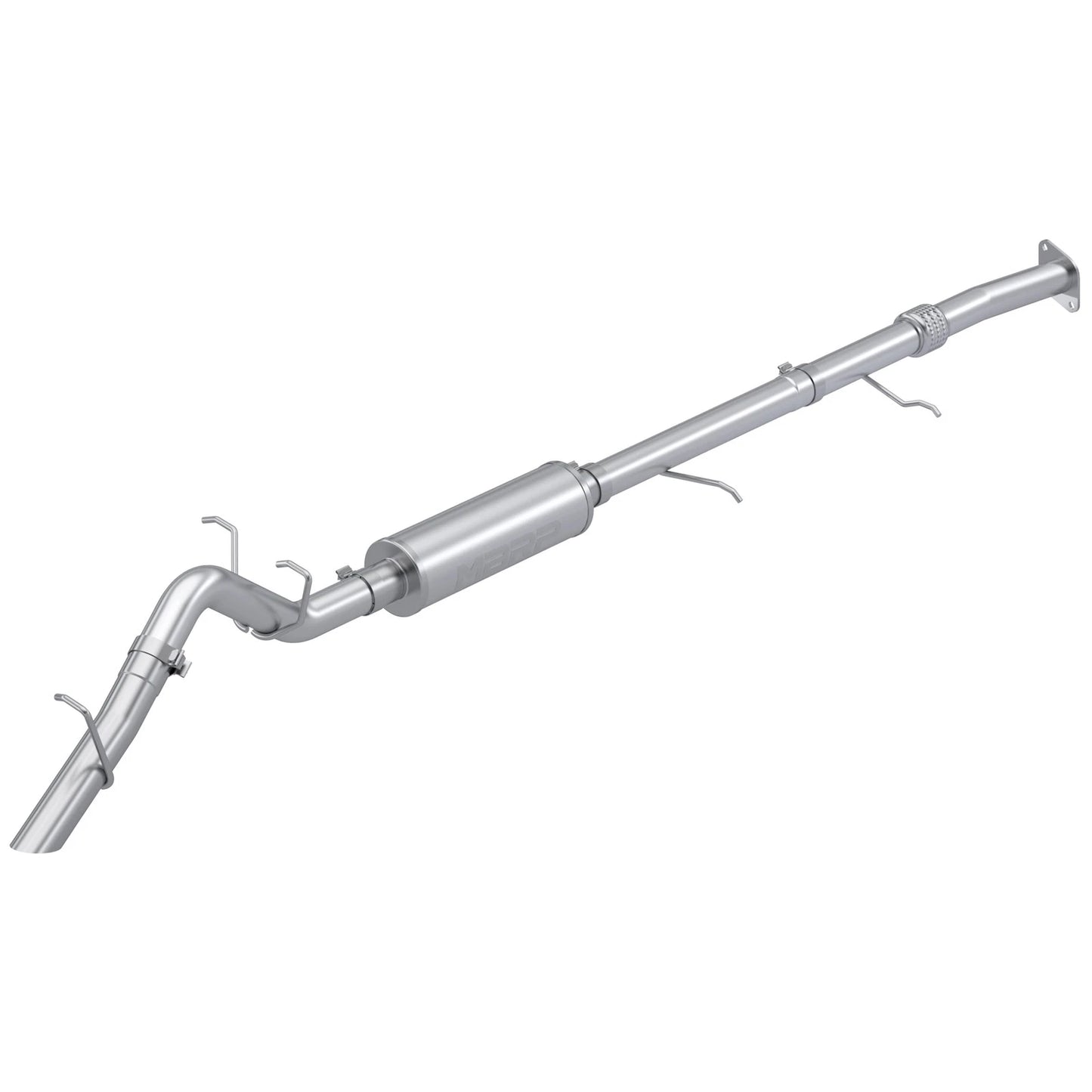 MBRP 3in Stainless Steel Cat-Back Single High Clearance Rear Exit Exhaust | Chevrolet Colorado / GMC Canyon (23) (S5017304)