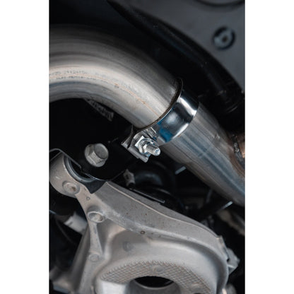 MBRP 2024 Ford Mustang Dark Horse 3in Dual Split Rear Exit Exhaust w/ Quad CF Tips | Ford Mustang (24+) (S72843CF)