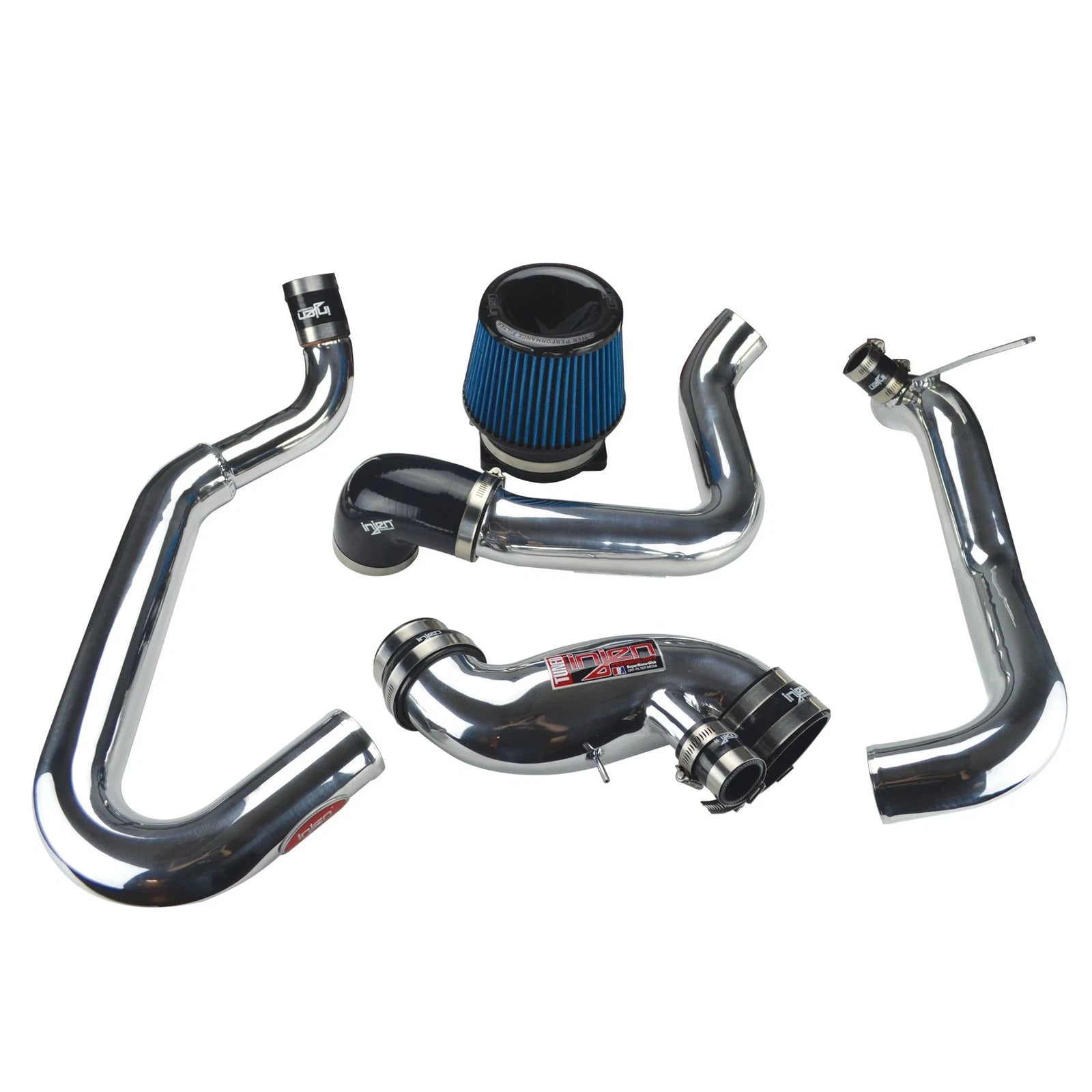 Injen Cast Aluminum Intake w/ Full IC Piping | 2003-2007 Mitsubishi Evo 8/9 (SP1898P)