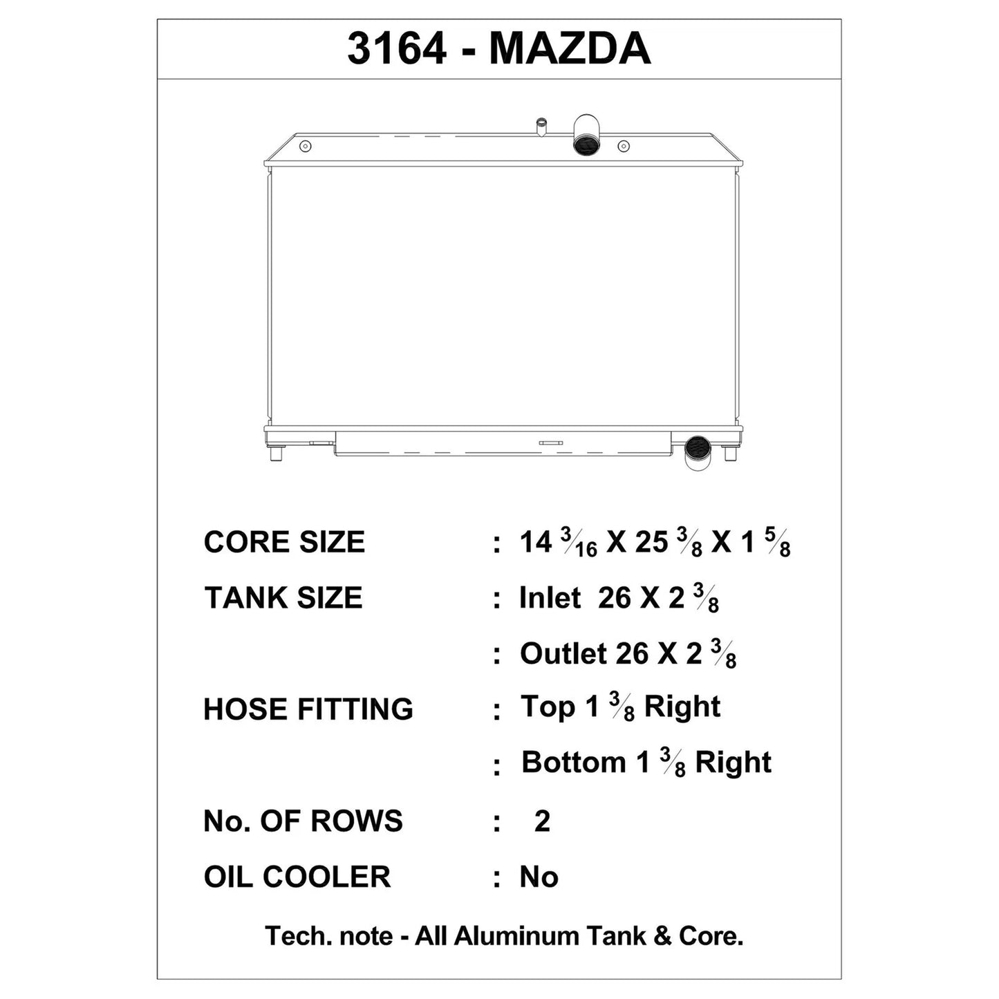 CSF Radiator | MAZDA RX-8 2004-2008