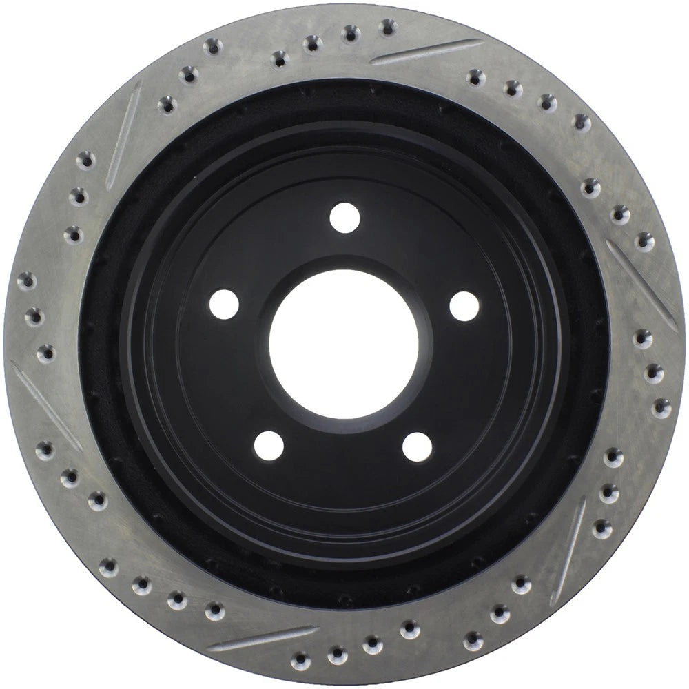 StopTech 127.62061L Rear Left Drilled Brake Rotor for 04-09 XLR / 97-13 Corvette