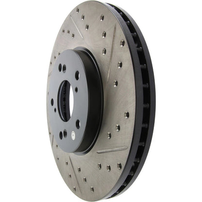 StopTech 127.40046L Front Left Drilled Brake Rotor for 04-14 TSX / 03-12 Accord