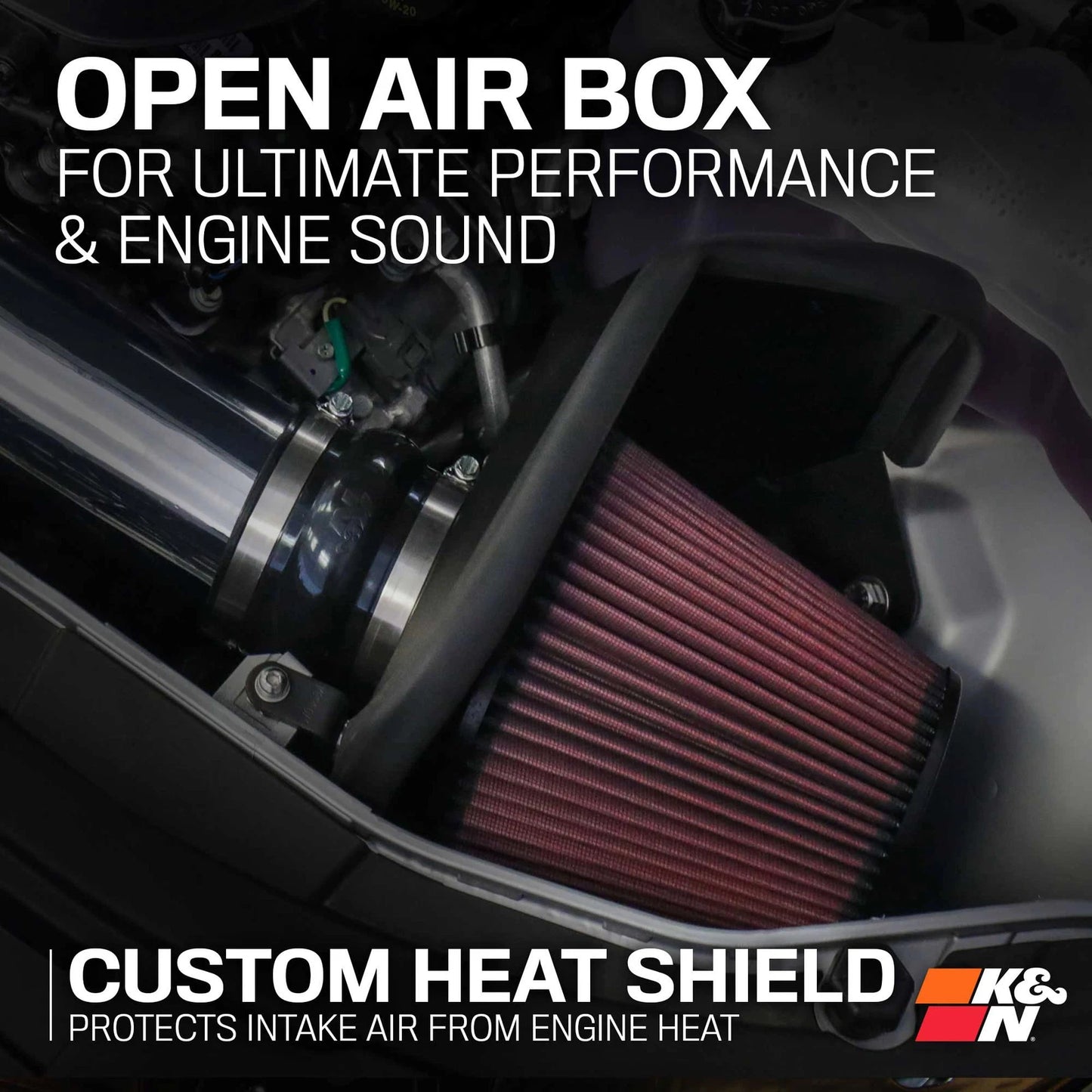 K&N Typhoon Performance Intake | Chrysler 300 (11-12) / Dodge Challenger/Charger (11-12) (69-2544TP)