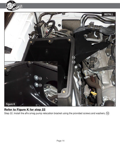 aFe MagnumFORCE Stage-2 Si Intake w/Pro Dry S | Toyota Tacoma V6 4.0L 2012-2013 (51-82342)