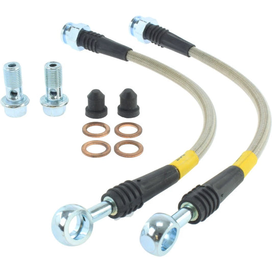 StopTech 950.45504 Rear Braided Brake Line for 03-13 Mazda 6 / 05-11 Lotus Elise