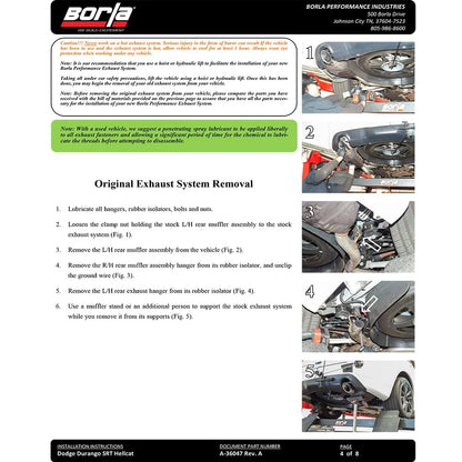 Borla Cat-Back Exhaust System - ATAK | 2018-2020 Dodge Durango SRT 6.4L (140792)
