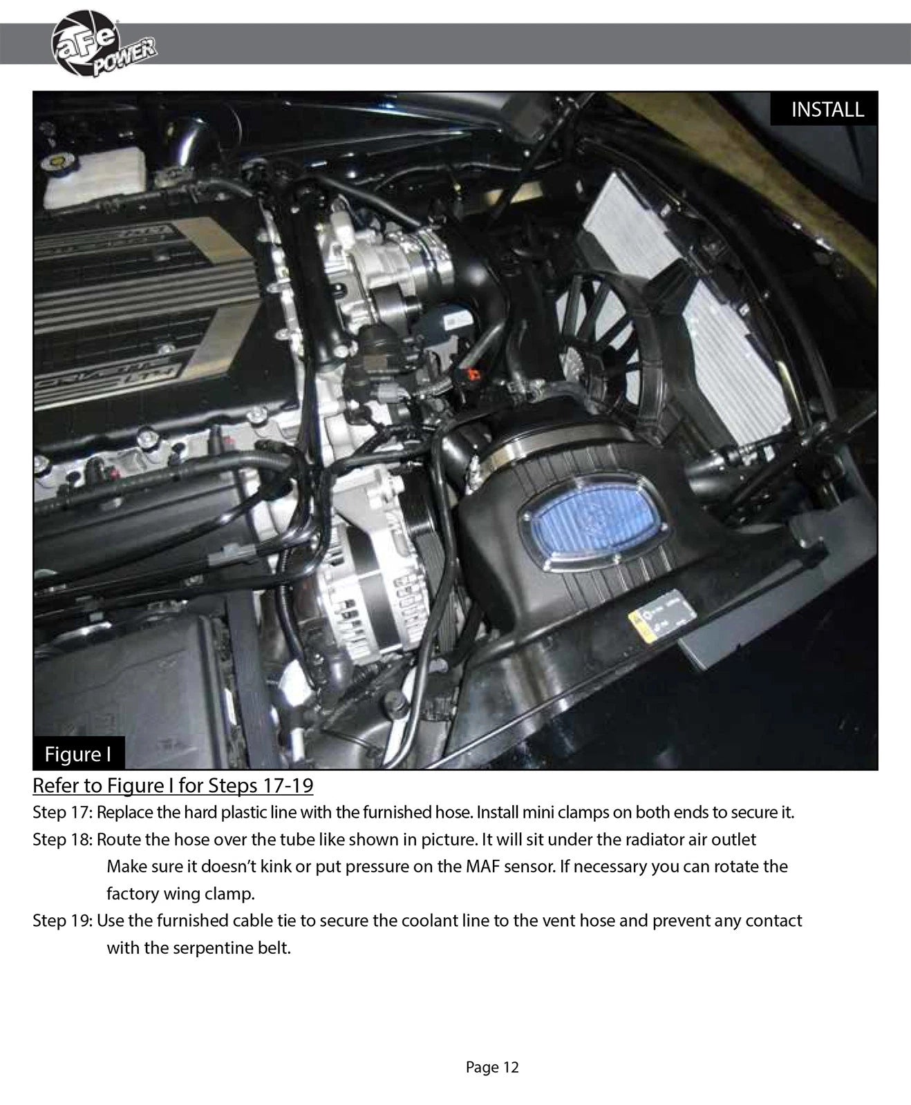 aFe Momentum Pro DRY S Cold Air Intake | Chevy Corvette Z06 (C7) V8-6.2L (15-17) (51-74202-1)